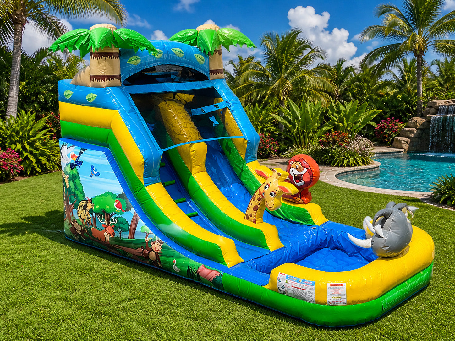 12FT Safari Water Slide Secondary image