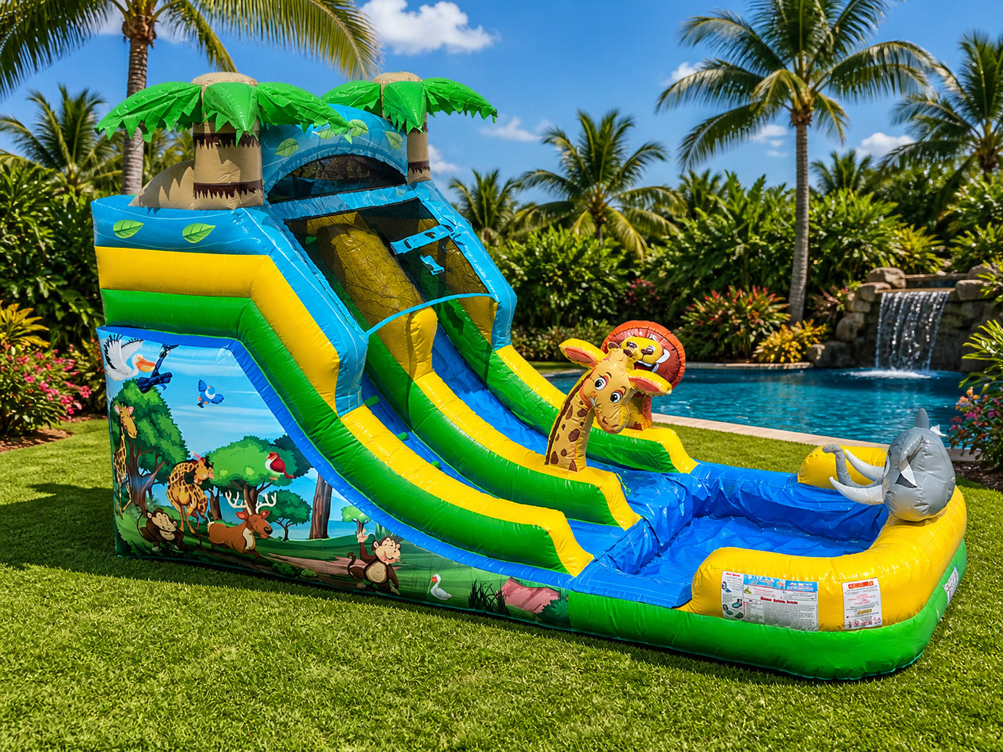 12FT Safari Water Slide.
