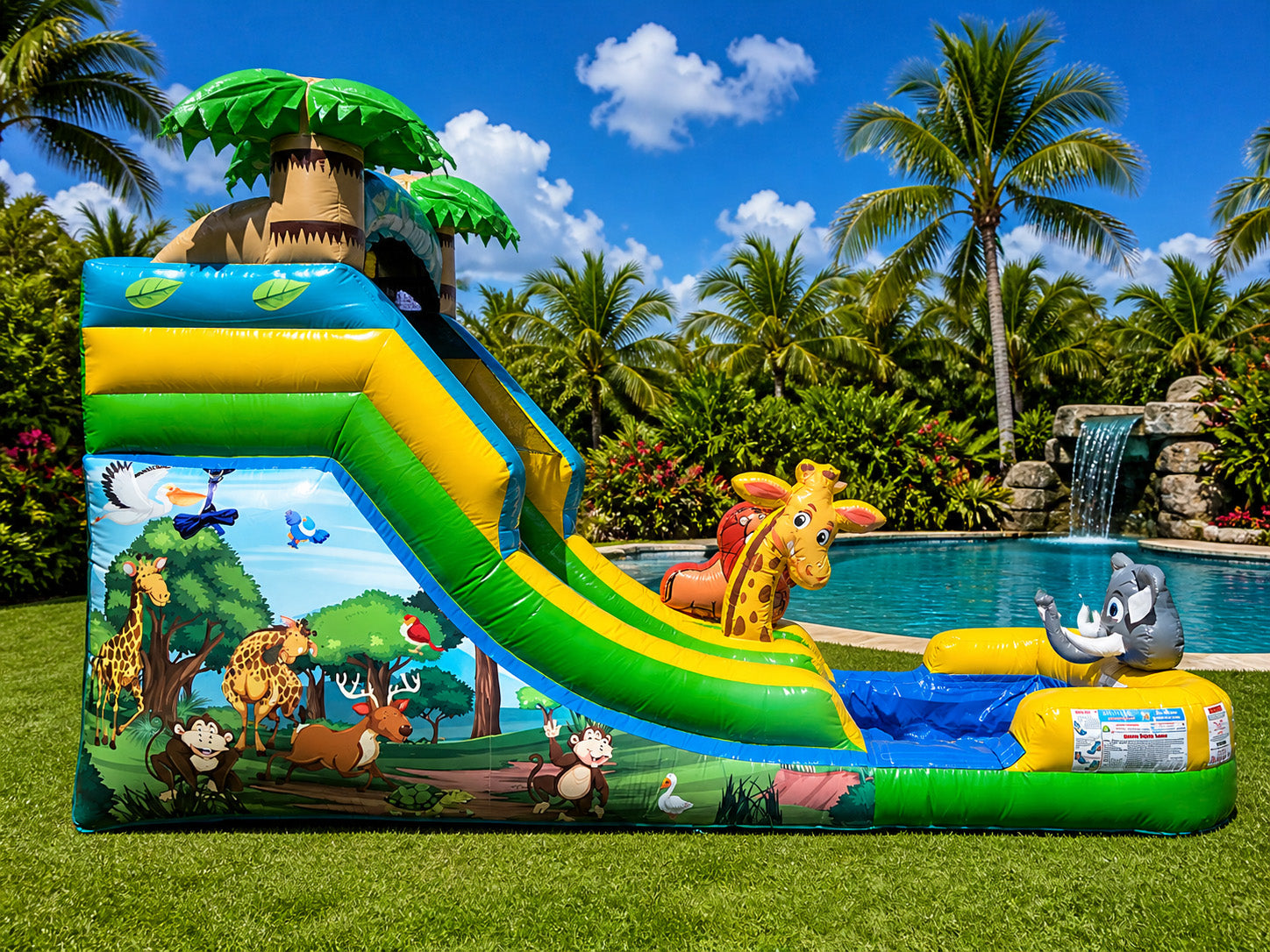 12FT Safari Water Slide.