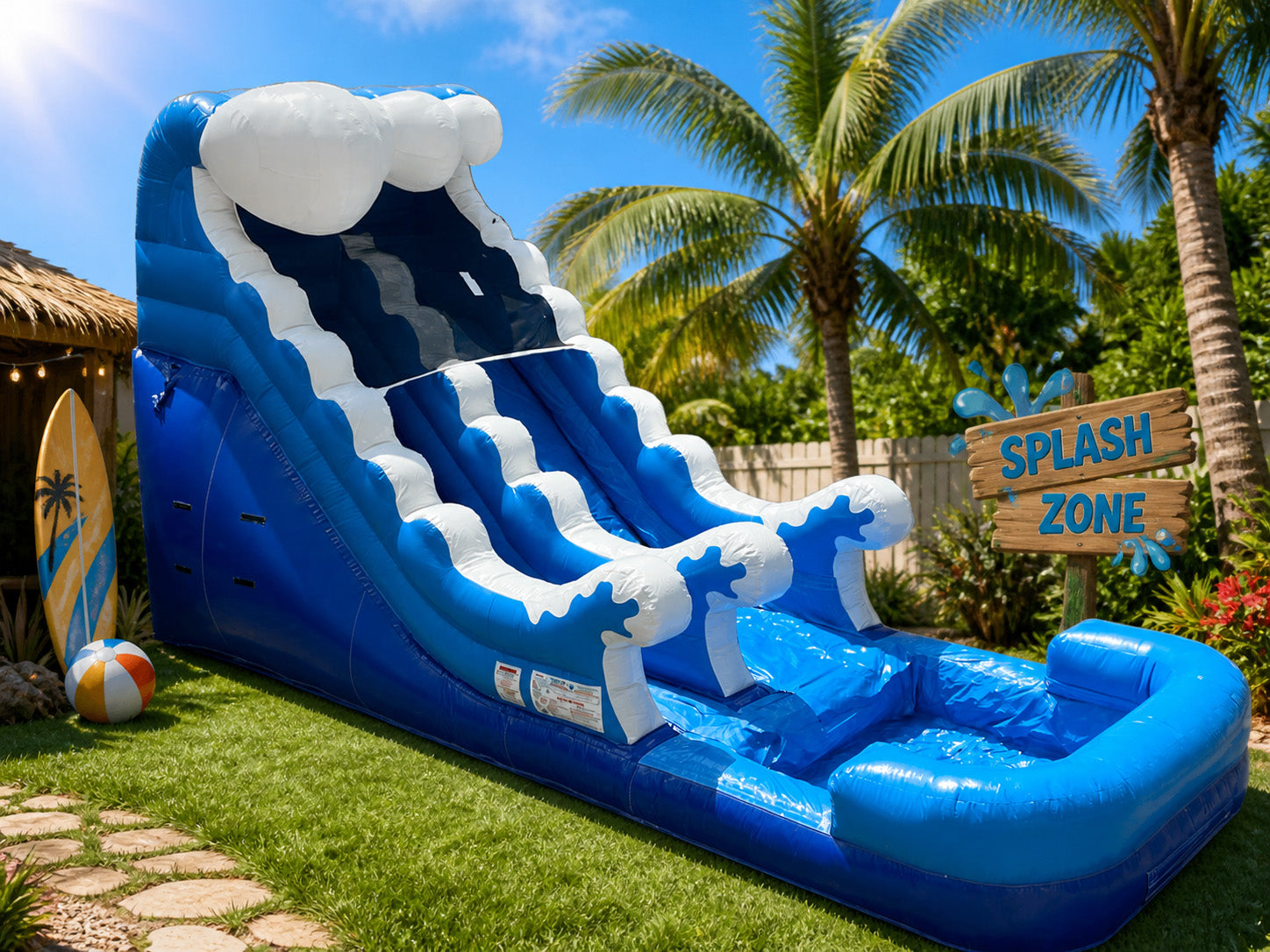 14FT Ocean Water Slide.