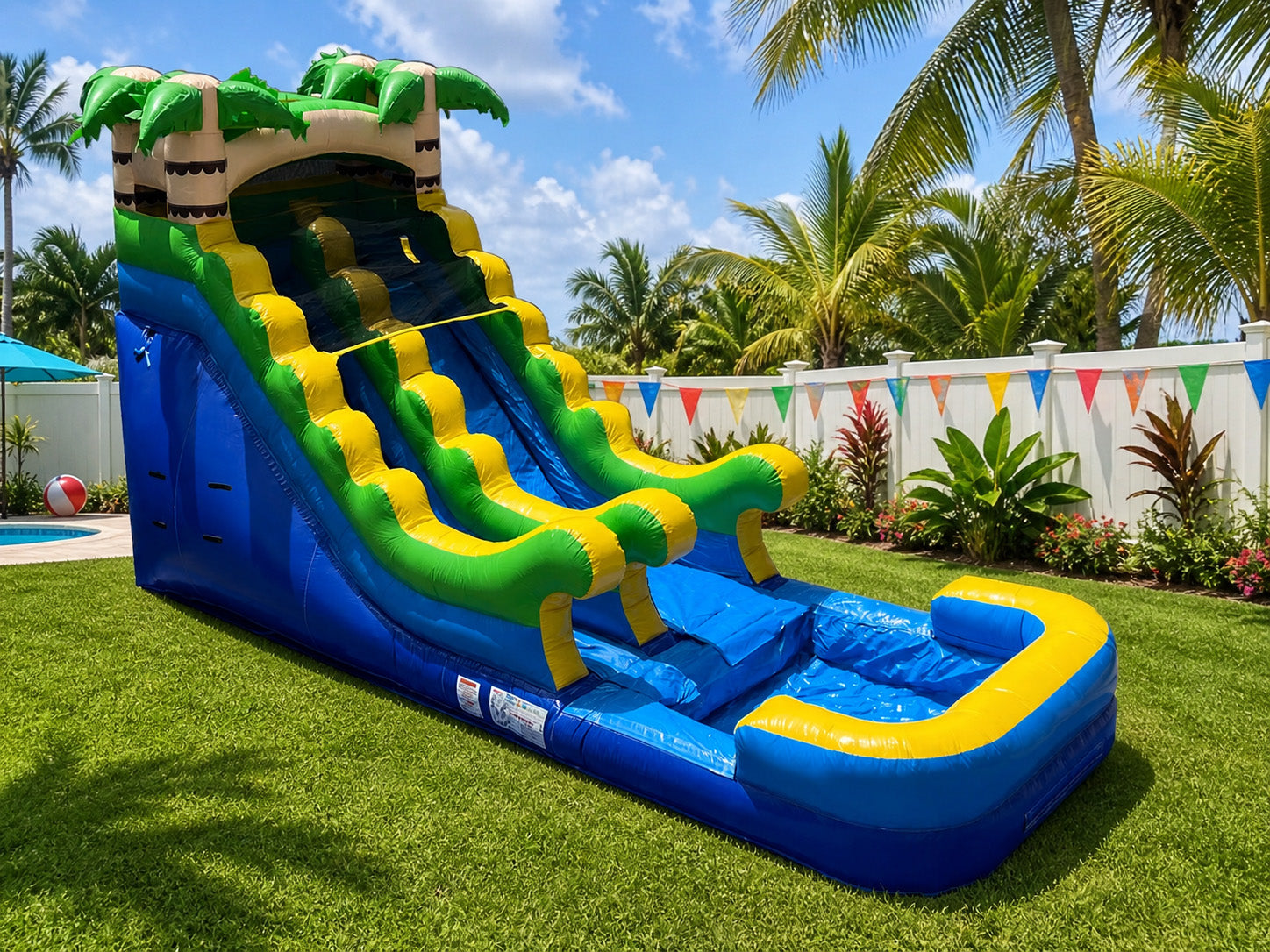14FT Tropical Water Slide.