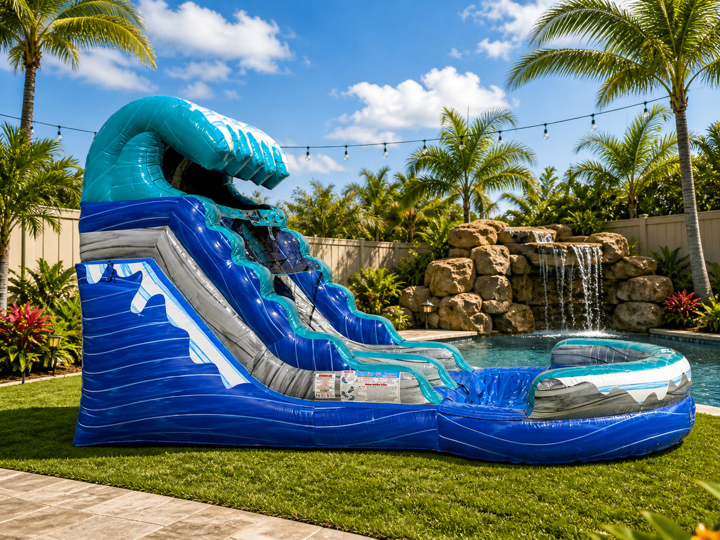 14 FT Splashy Water Slide.