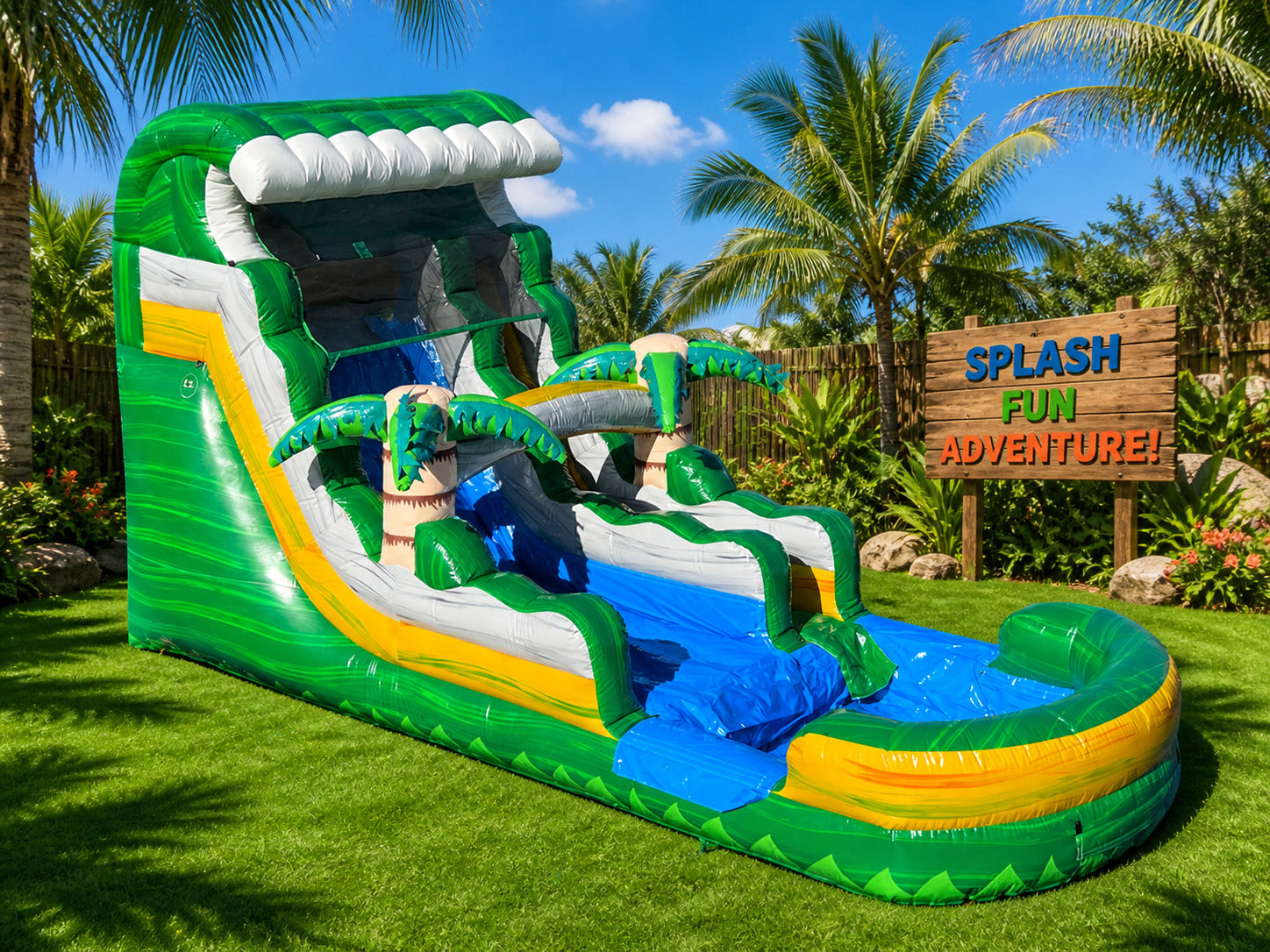14 FT Tropical Blast Water Slide Secondary image