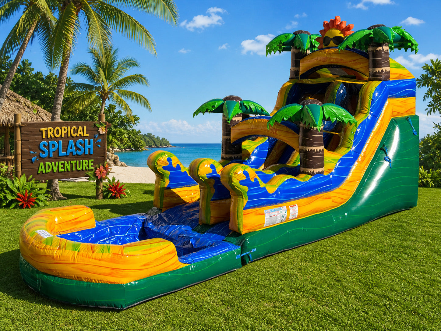 15 FT Sunshine Wet-Dry Slide Secondary image