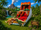 16 FT Jurassic Water Slide.