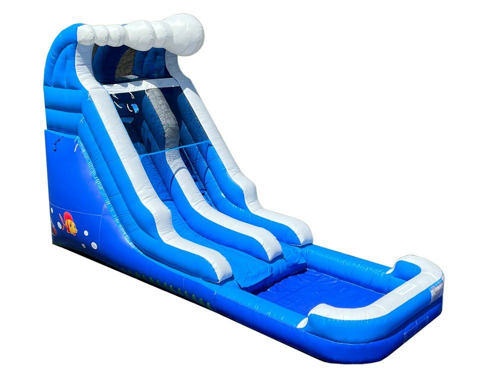 16 FT Light-Commercial Ocean Water Slide