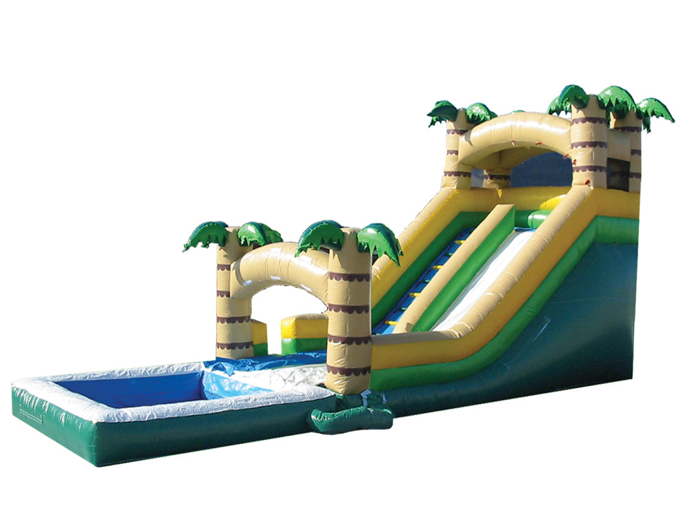 16 FT Tropical Wet & Dry Slide. Main image