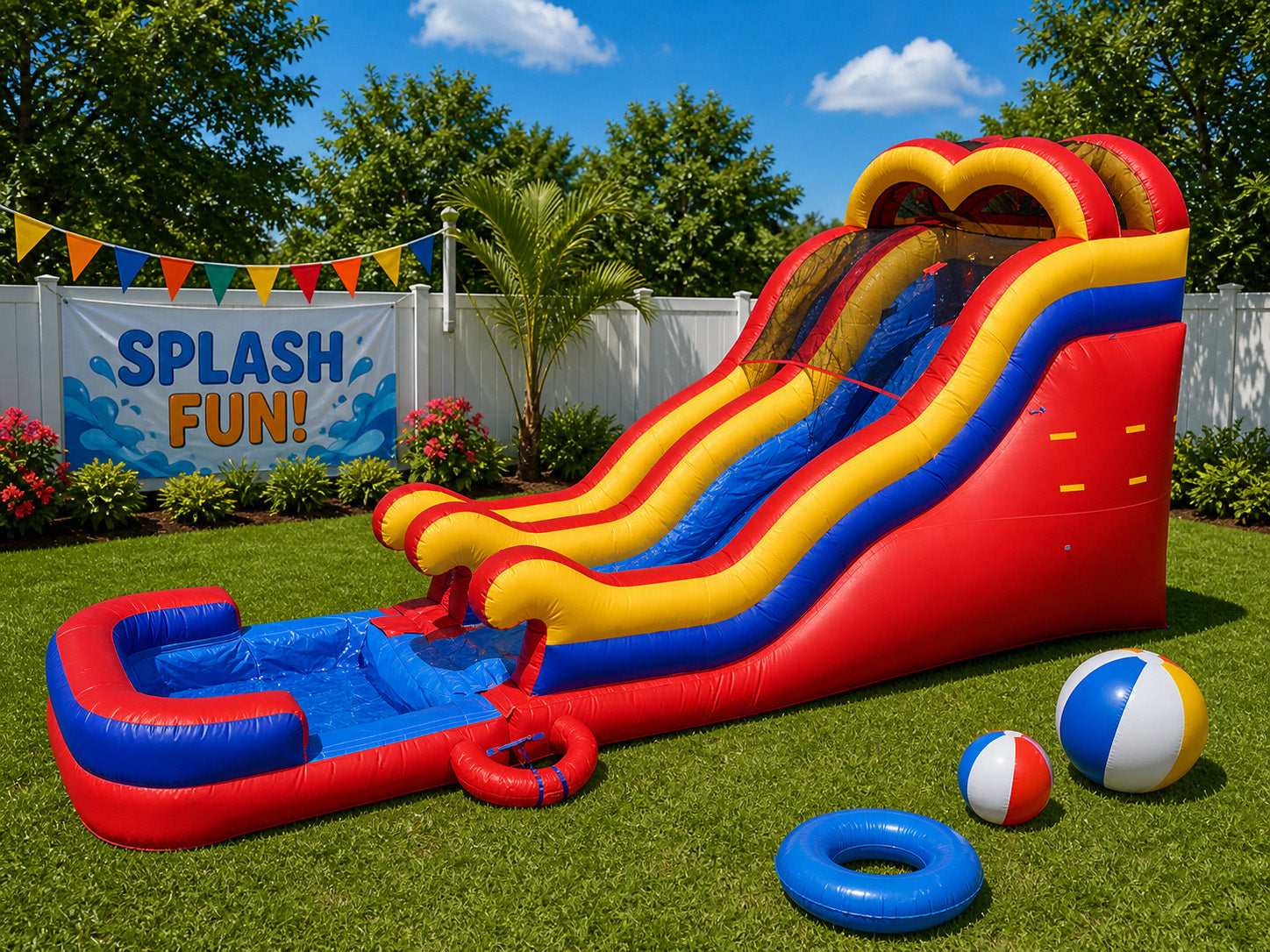 16 FT Unisex Wet-Dry Slide.