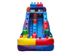 18 FT Light-Commercial Brick Blaster Water Slide