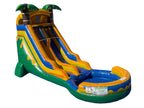 18 FT Light-Commercial Palm Paradise Water Slide