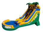 18 FT Light-Commercial Palm Paradise Water Slide