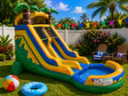18 FT Light-Commercial Palm Paradise Water Slide