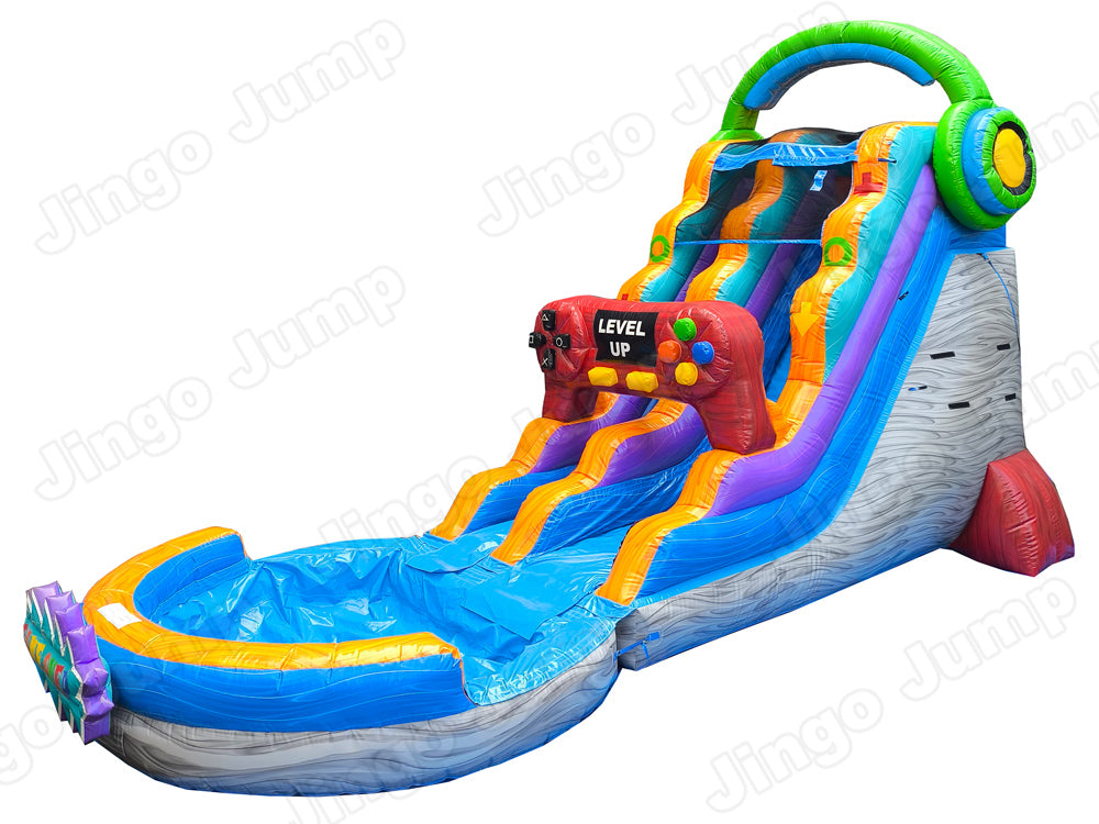 18 FT Game Zone Wet and Dry Water Slide