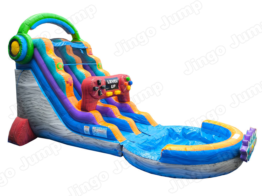 18 FT Game Zone Wet and Dry Water Slide Secondary image