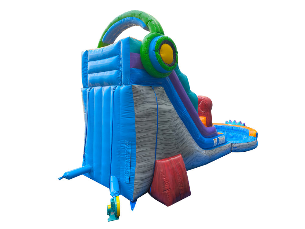 18 FT Game Zone Wet and Dry Water Slide