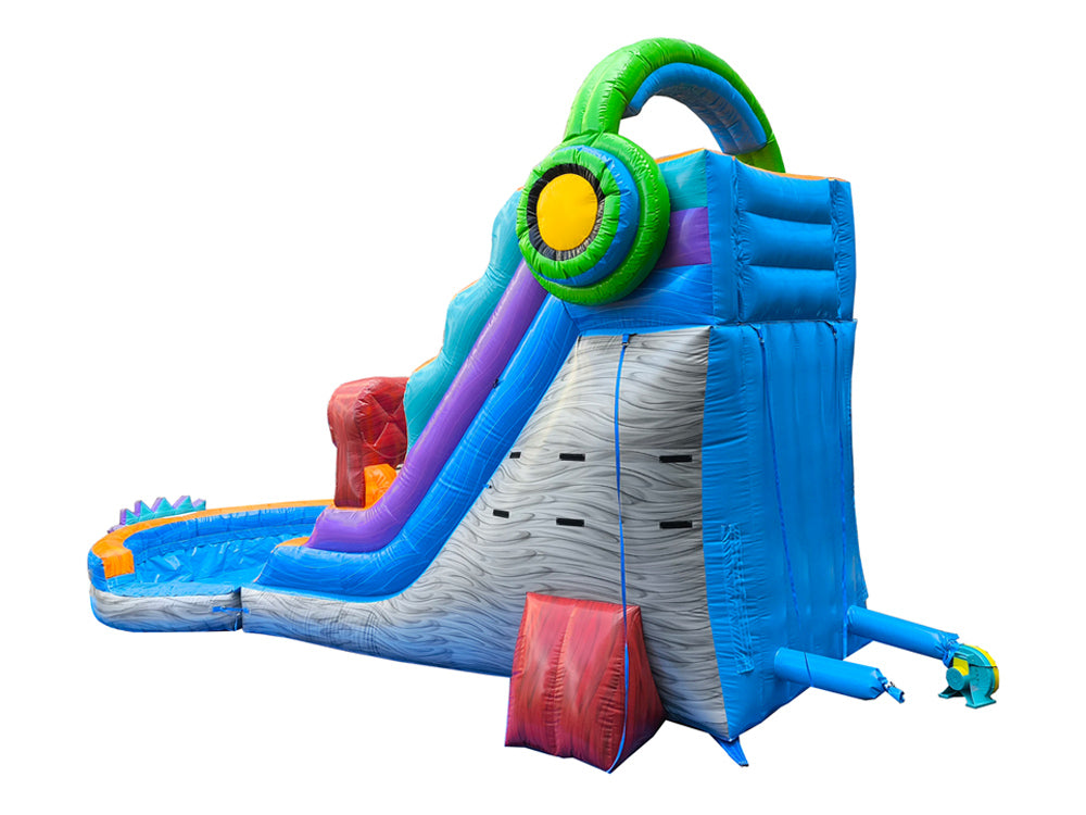 18 FT Game Zone Wet and Dry Water Slide