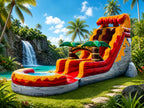 18FT Lava Rush Water Slide.
