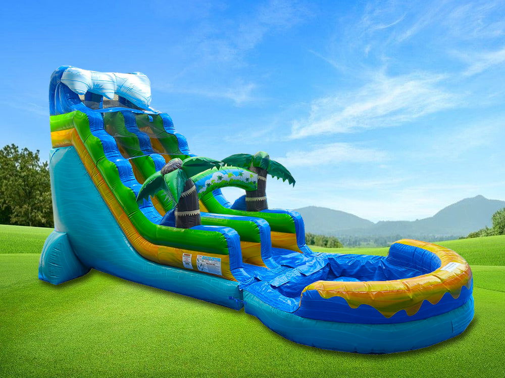 18 FT Bahama Blast Wet and Dry Water Slide