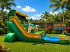 18 FT 2 Lane Tropical Wet-Dry Slide.