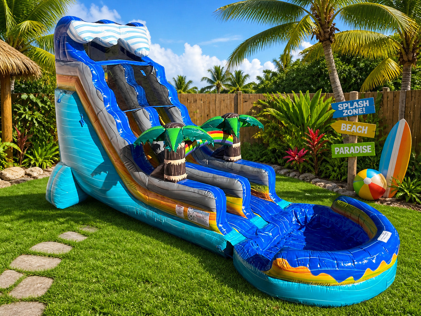 18 FT Jamaica Water Slide Secondary image