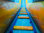 18.5 FT Dual Lane Paradise Splash Wet and Dry Water Slide