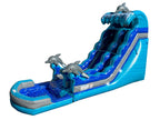 19 FT Dolphins Wave Water Slide.