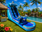 19 FT Dolphins Wave Water Slide.