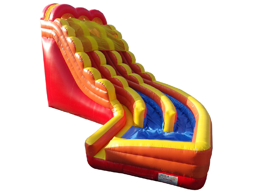 20 FT 2 Lane Curve Wet-Dry Slide.