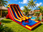 22 FT 2 Lane Unisex Wet-Dry Slide.