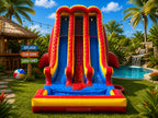 22 FT 2 Lane Unisex Wet-Dry Slide.