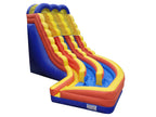 24 FT 2 Lane Curve Wet-Dry Slide.