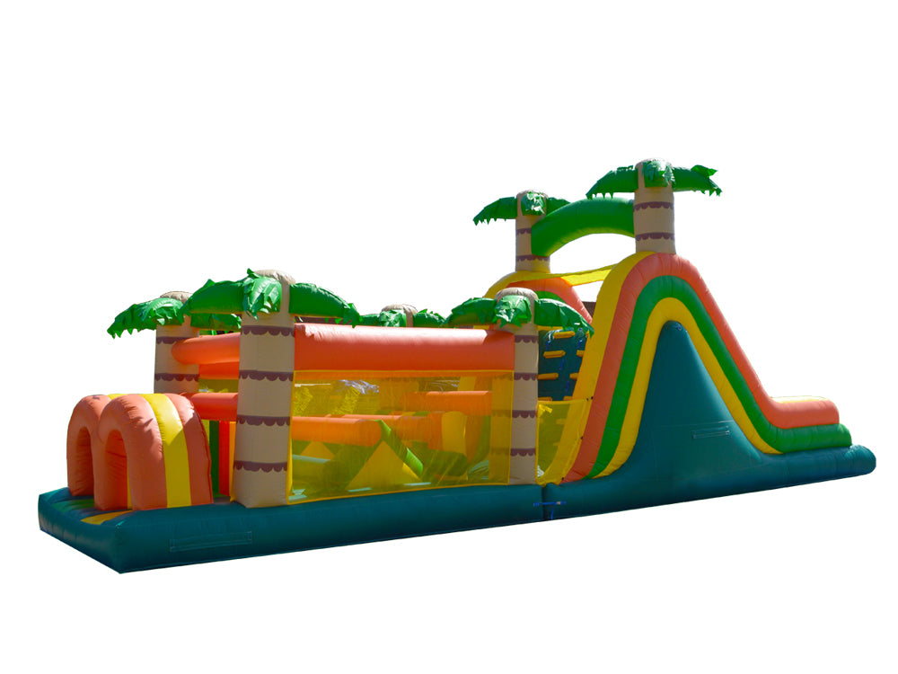3 in 1 Tropical Obstacle Course Main image