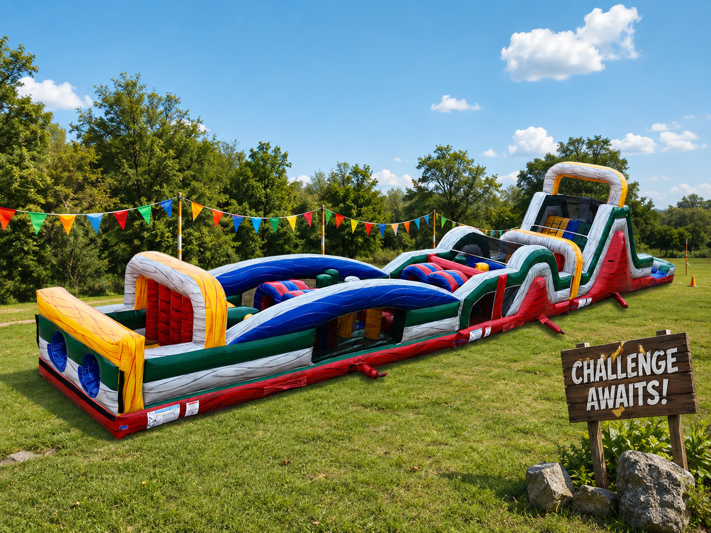 85FT Dual Lane Extreme Obstacle Secondary image