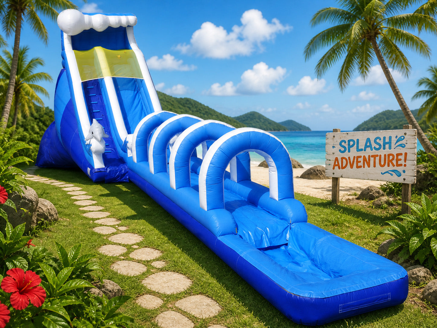 Giant Big Wave 3 in 1 Water Slide Secondary image