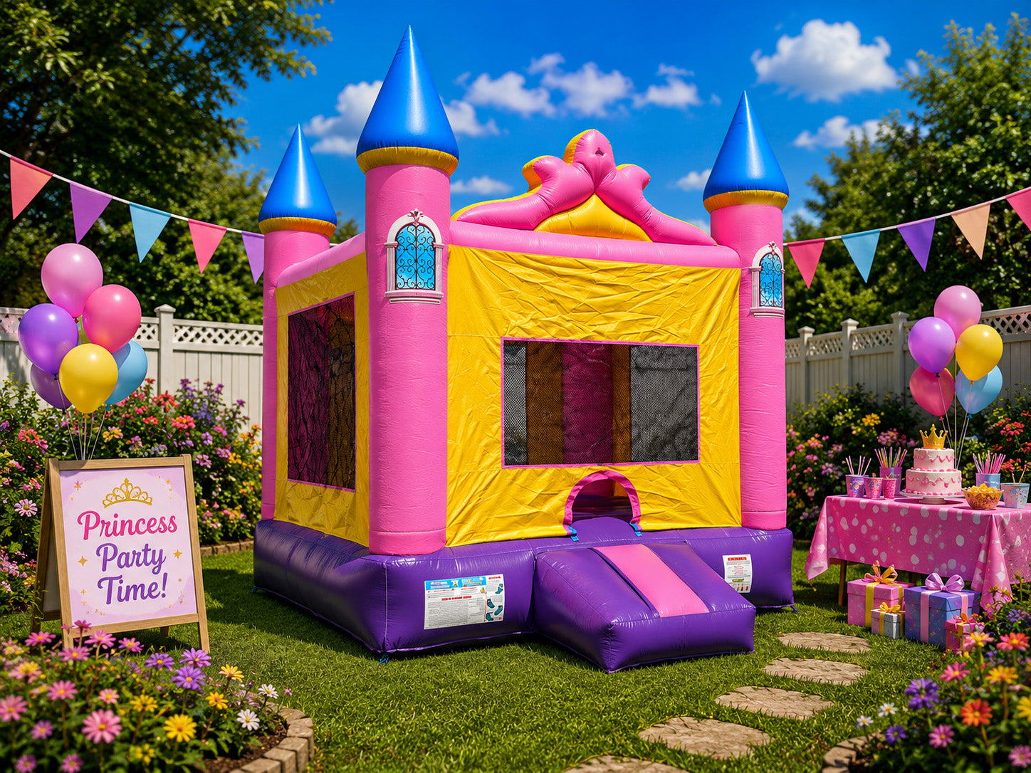 Light-Commercial Pink Castle 13x13 (Open Box)